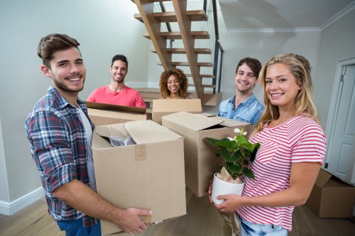 Commercial moving planning in Kensington office environment