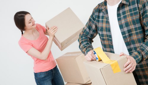 Removal company in Kensington handling a carefully planned move