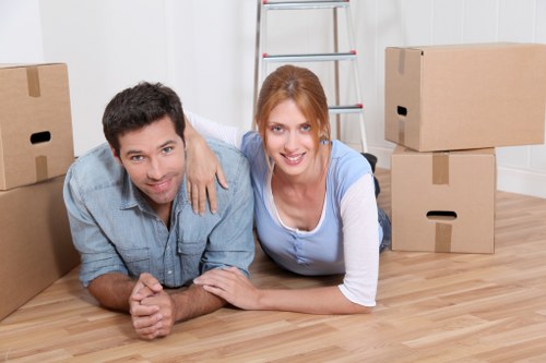 Professional movers handling a short-notice move in Kensington