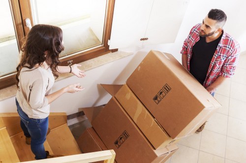 Careful moving service in a Kensington residential building