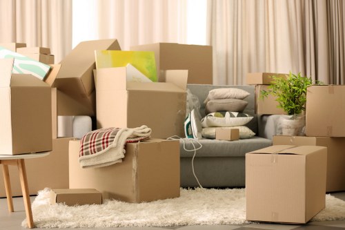 Local man and van service handling boxes and household items in Kensington