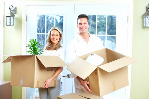 Careful furniture dismantling during a flat removal service
