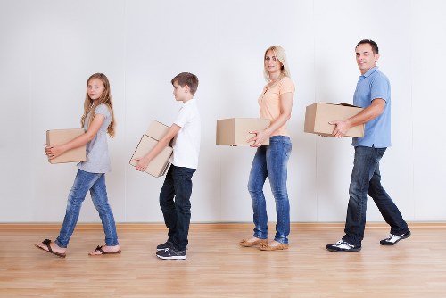 Professional van transport for flat moves in Kensington