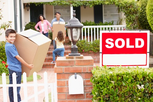 Furniture removals service navigating Kensington access and parking challenges