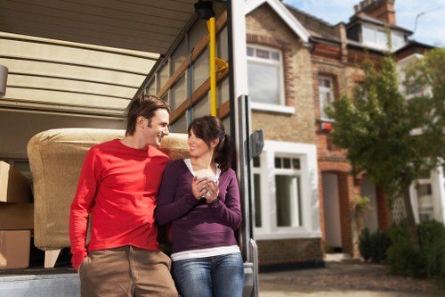Local removal company preparing for a Kensington move